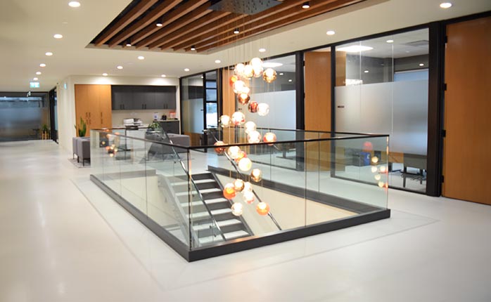 Retail flagship — Metro Vancouver designer concrete floor