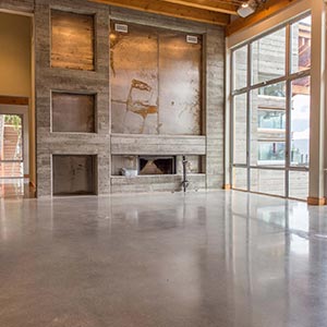 Designer collaboration — Metro Vancouver designer concrete floor